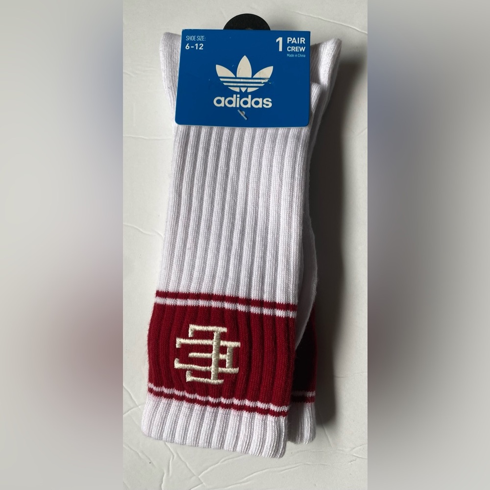 Adidas Indiana Hoosiers Eric Manuel Midnight Madness socks New size Lg